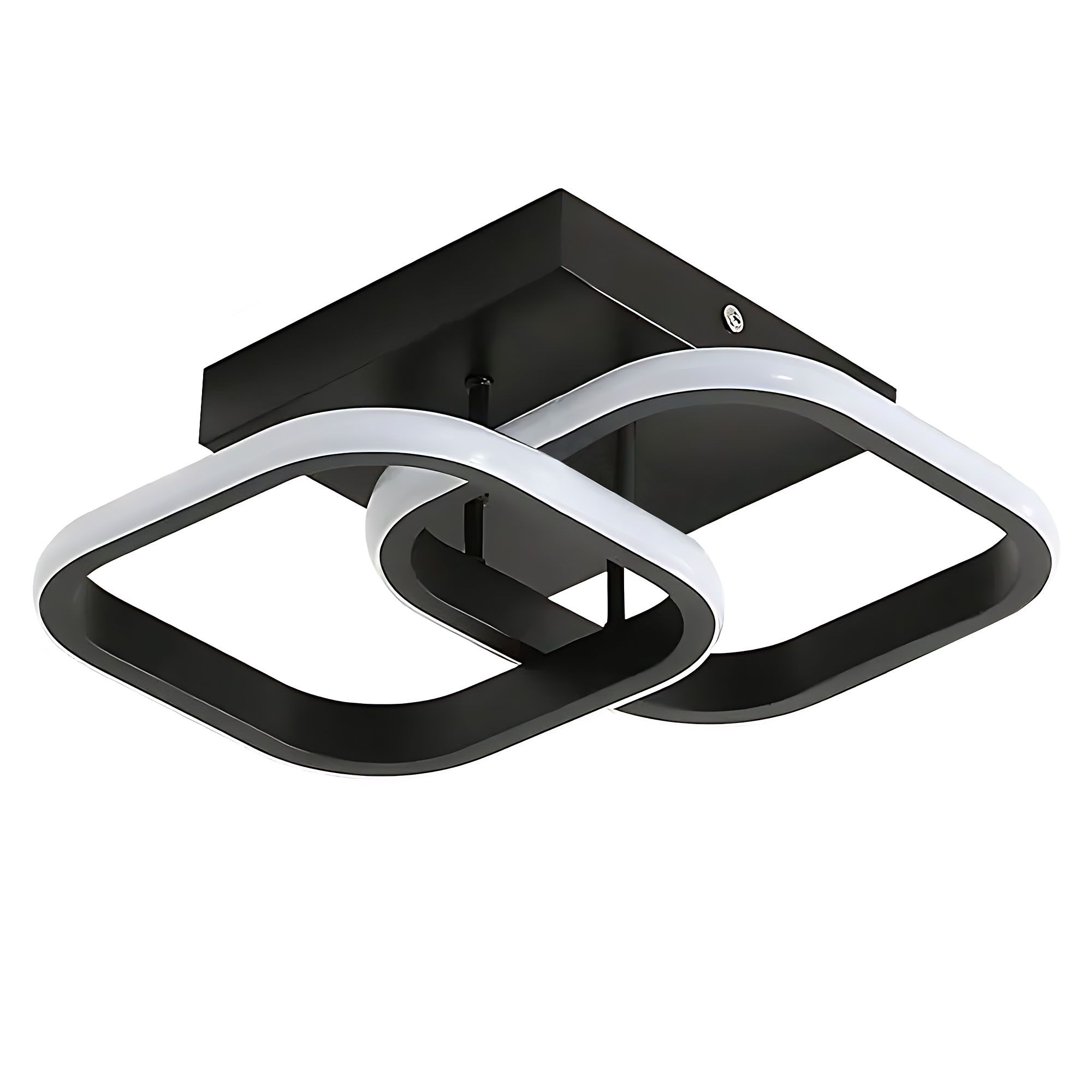 TOOLIGHT taklampa LHJ074-C Svart 23x8x23cm
