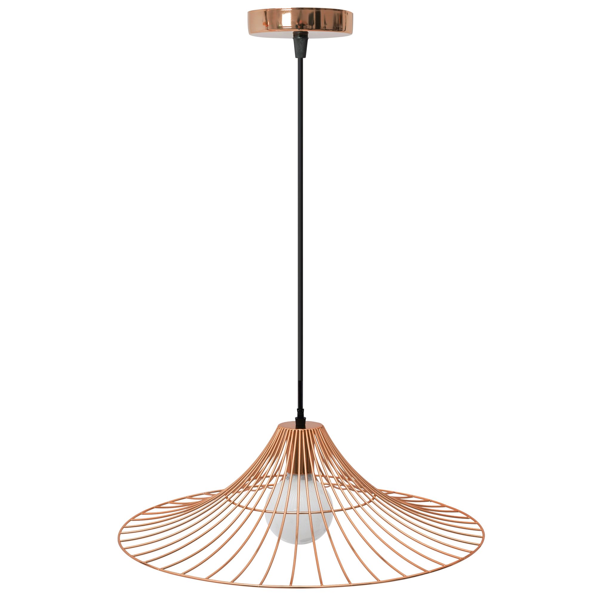 TOOLIGHT hängande taklampa APP483-1CP Roséguld 15x50x60cm