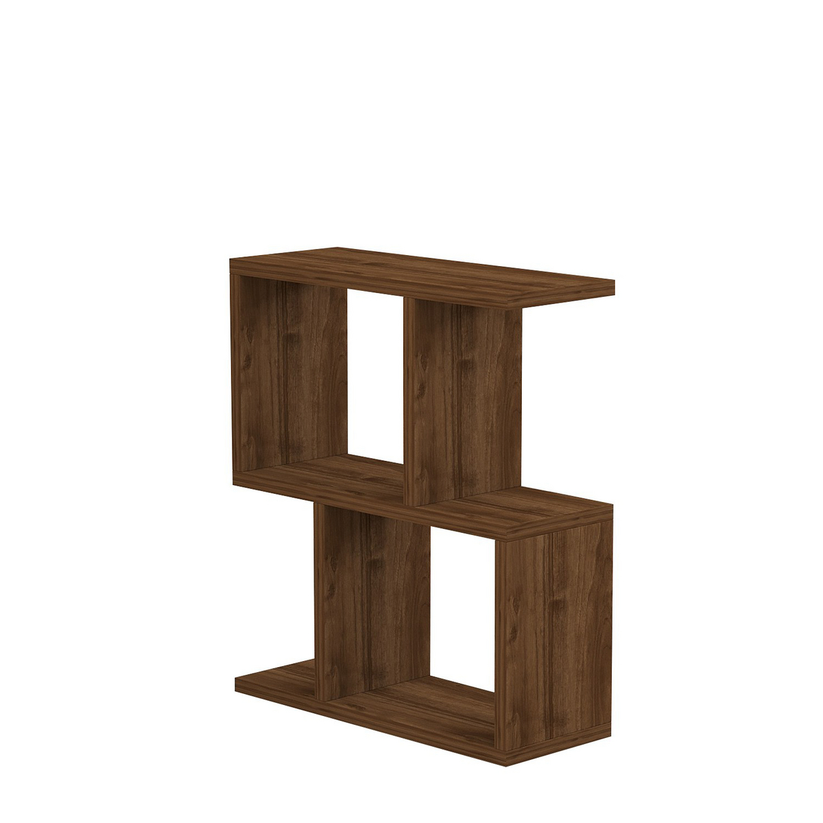 Norda Design Modernt sidobord, 2-våningsdesign, 45x51,4x17 cm | 100% melaminbelagd, 18 mm tjock | Stilfull förvaring