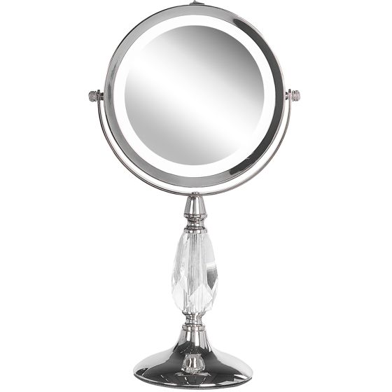 Sminkspegel LED MAURY Silver