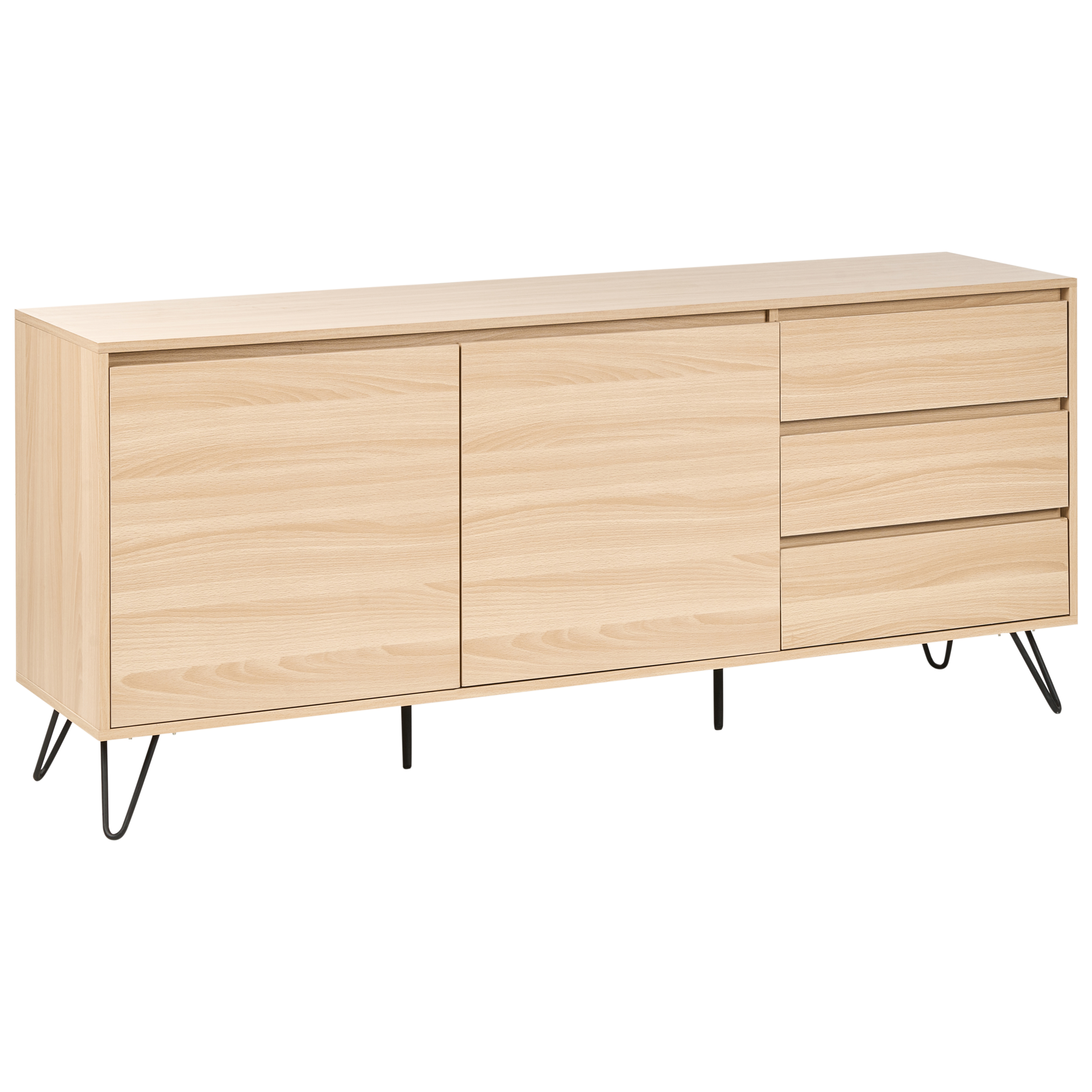 Skänk med 2 dörrar CARDIGAN Ljusbrun