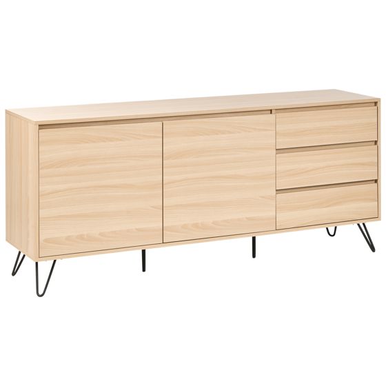 Skänk med 2 dörrar CARDIGAN Ljusbrun