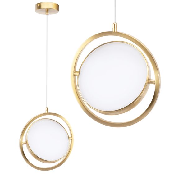 TOOLIGHT hängande taklampa APP1791-CP LED Guld 148x25,5x25,5cm