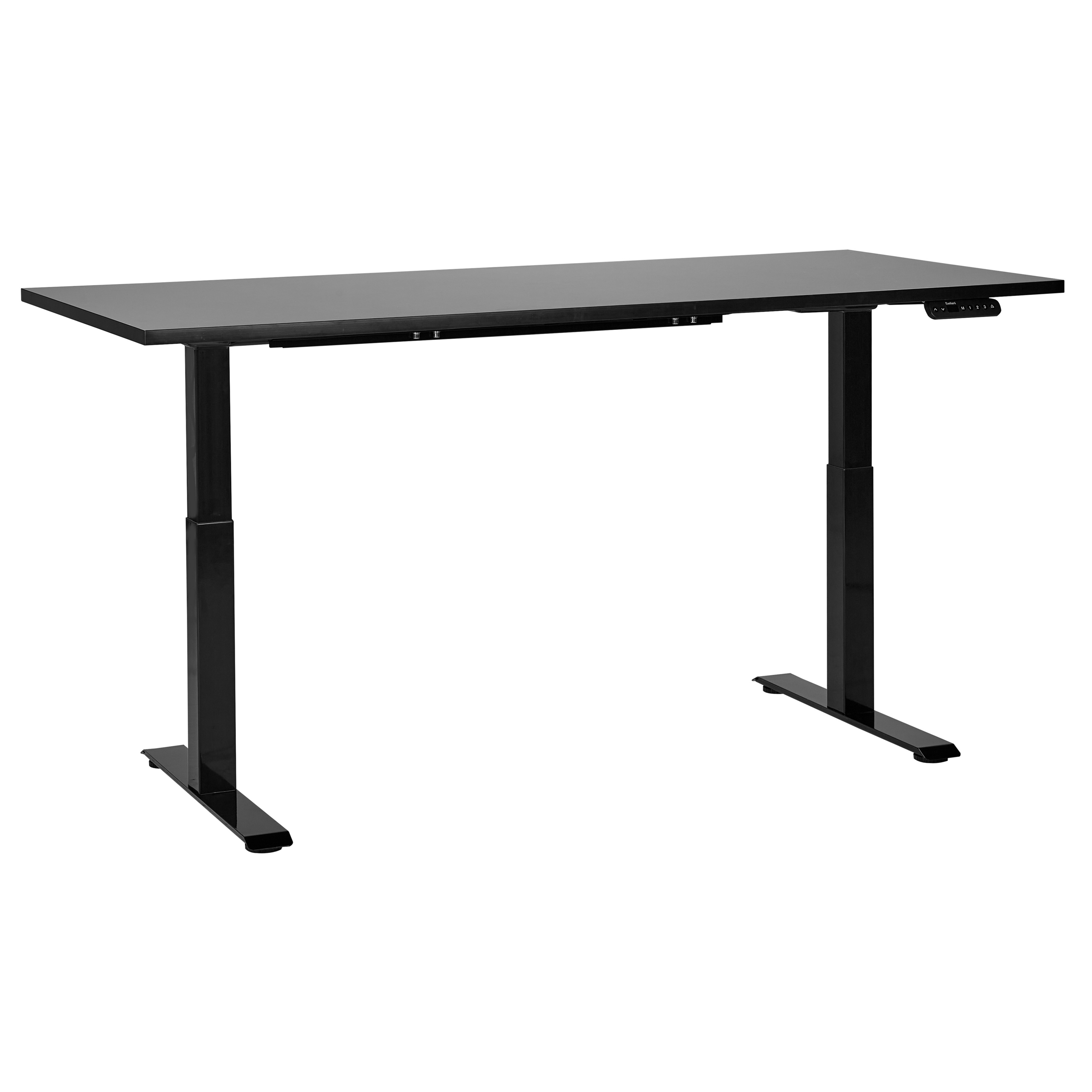 Elektriskt höj- och sänkbart skrivbord DESTINES 180 cm 80 cm Svart