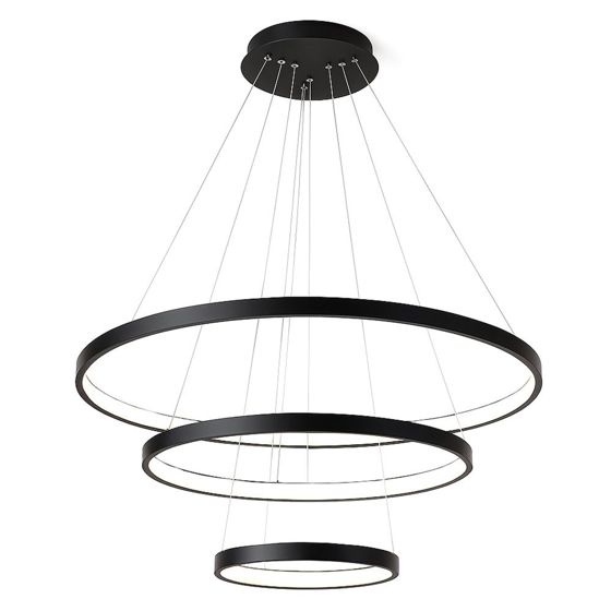 TOOLIGHT hängande taklampa LHJ013-CP3 LED Svart 61x61x70cm
