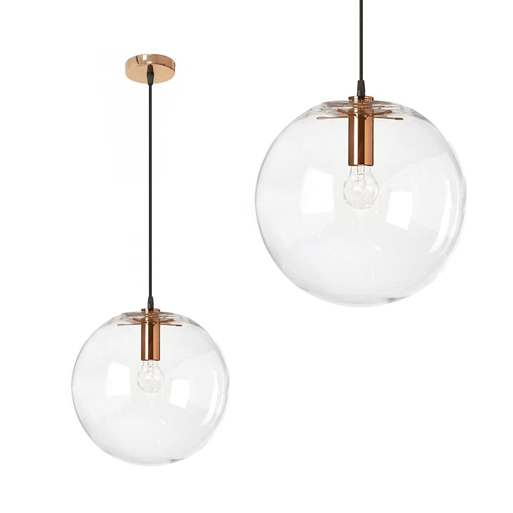TOOLIGHT hängande taklampa APP040-1CP LASSI 25CM Roséguld 25x25x25cm