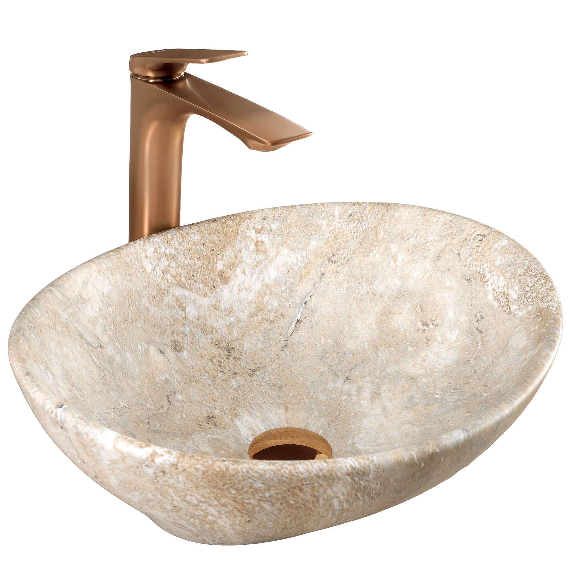 REA Bänkskål Sofia Savana Matt Beige, 41x34,5x15cm