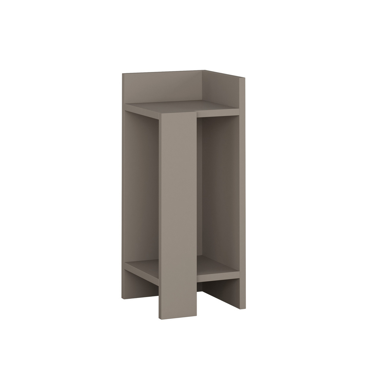 Norda Design Modernt nattduksbord, 25x60x27 cm | 100% melaminbelagt, 18 mm tjockt | Stilfullt & funktionellt