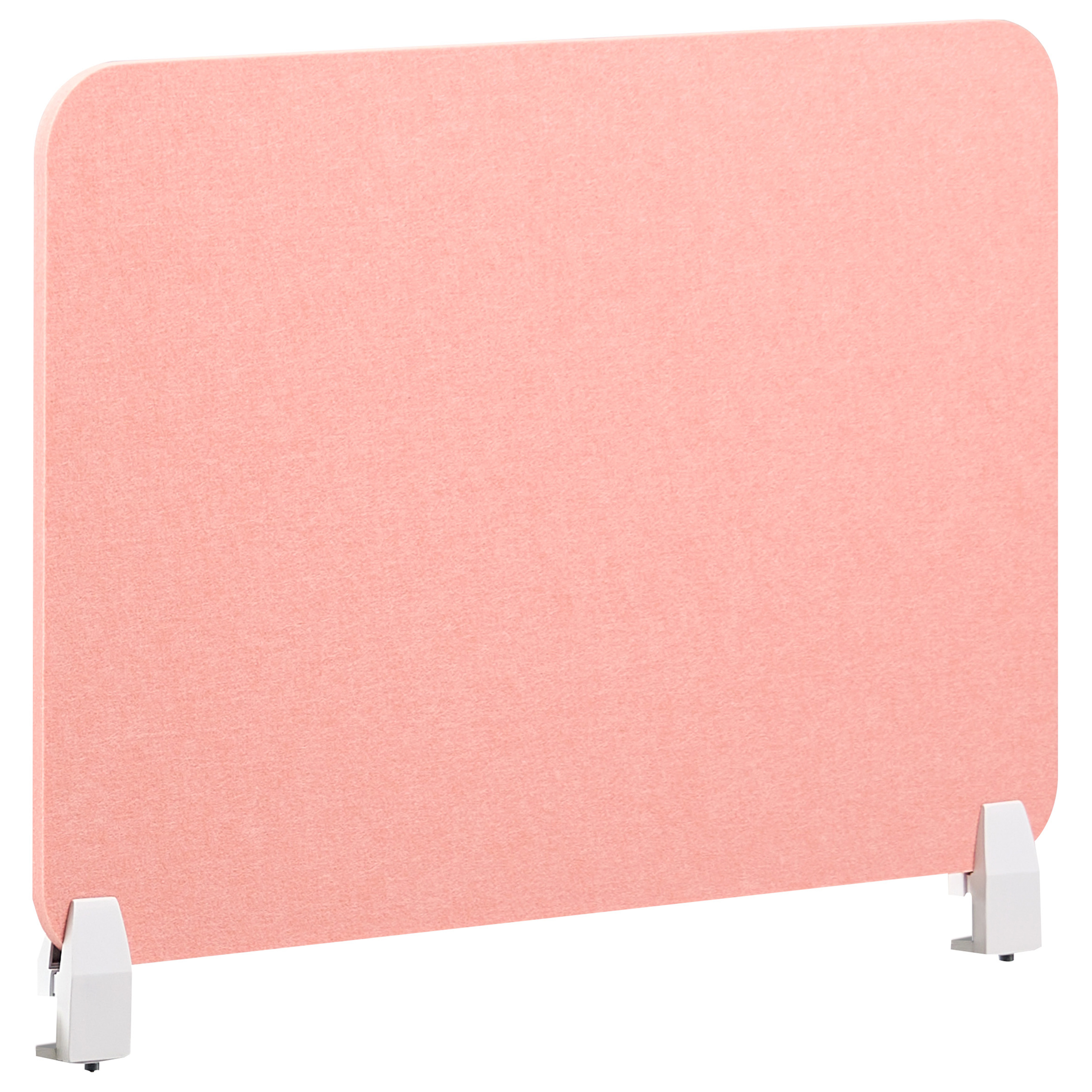 Skiljevägg för skrivbord SPLIT 72 x 50 cm Persikorosa