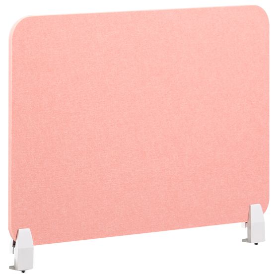 Skiljevägg för skrivbord SPLIT 72 x 50 cm Persikorosa