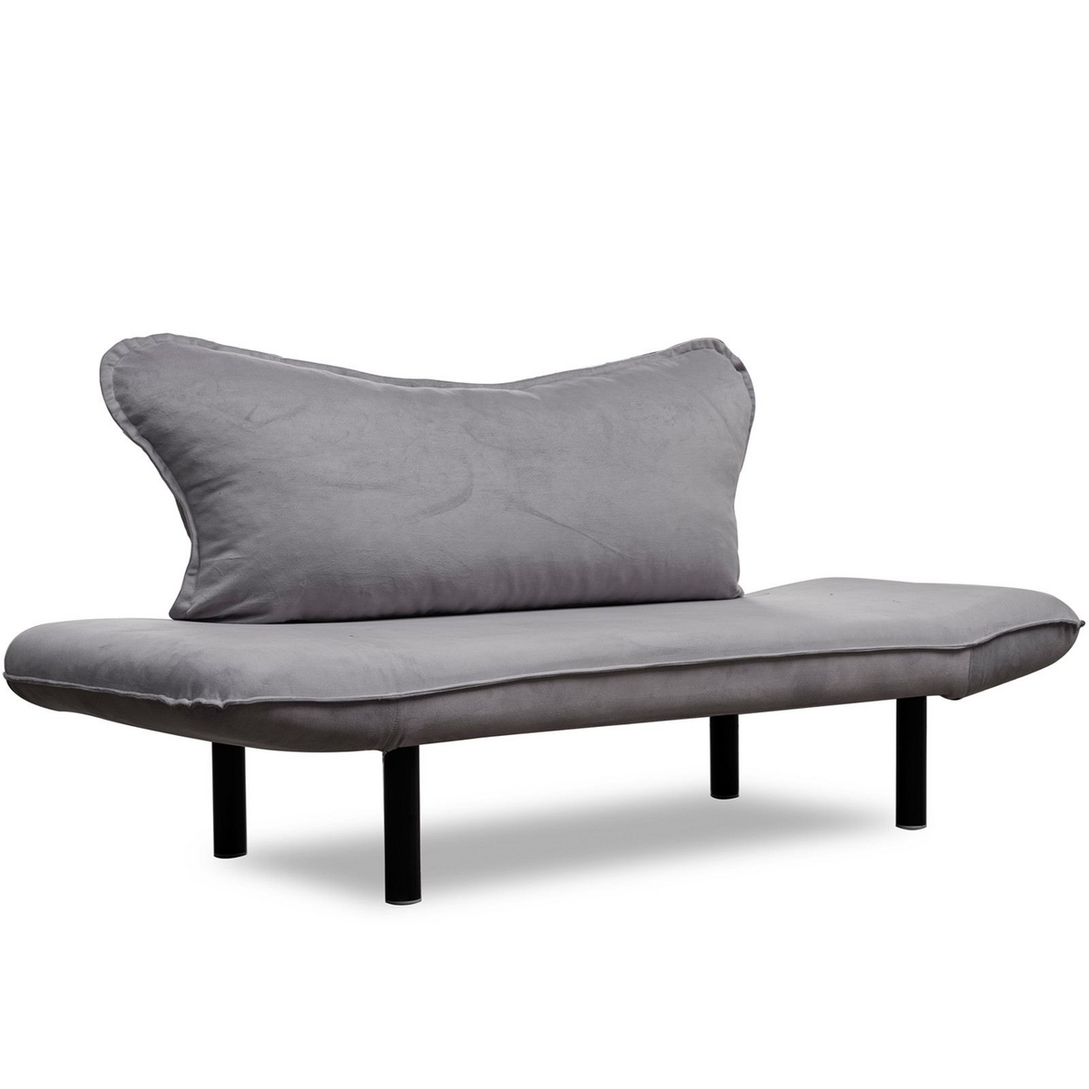 Norda Design Modern 2-sits bäddsoffa, 150 cm | 100% metallram, lättskött tyg, armstöd med flera lägen, 200 kg kapacitet