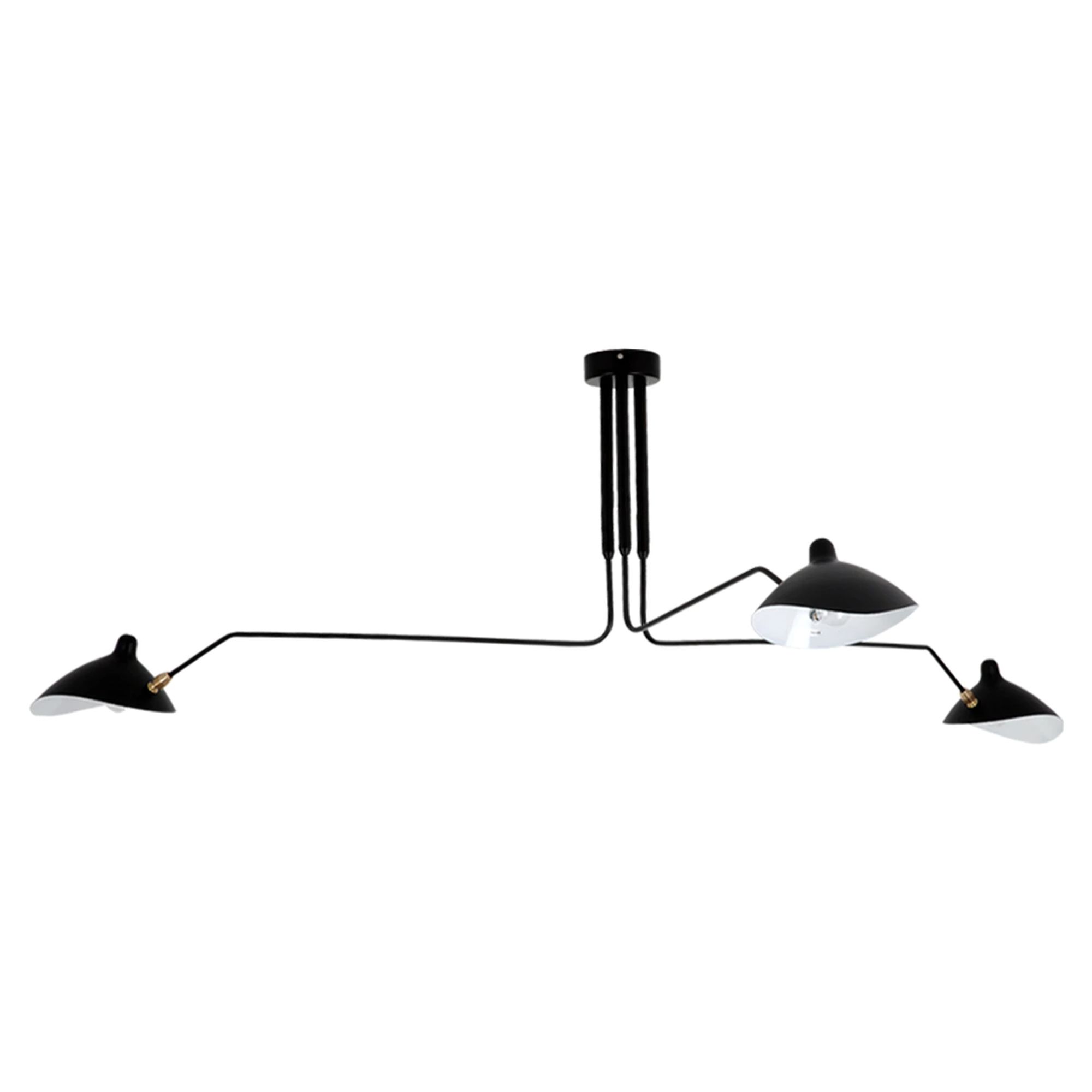 TOOLIGHT taklampa APP569-3C Svart 145x145x60cm