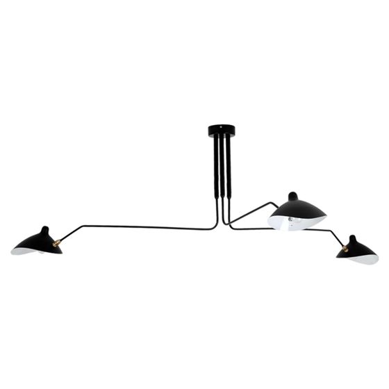 TOOLIGHT taklampa APP569-3C Svart 145x145x60cm
