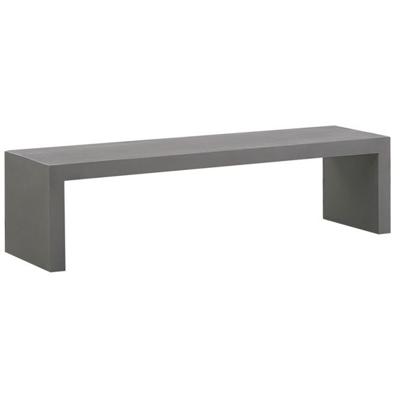 Trädgårdsbänk TARANTO 150 cm Betong Grå
