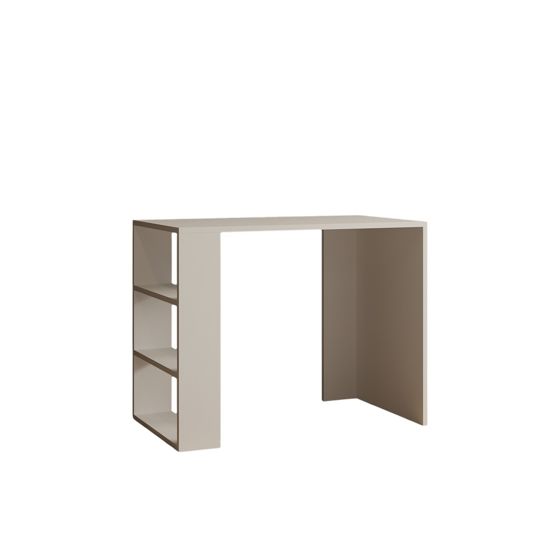 Norda Design Modernt mångfunktionellt skrivbord för studier, vit, 90 x 70 x 50 cm | 100 % melaminbelagt, 18 mm tjockt | Stilrent och funktionellt