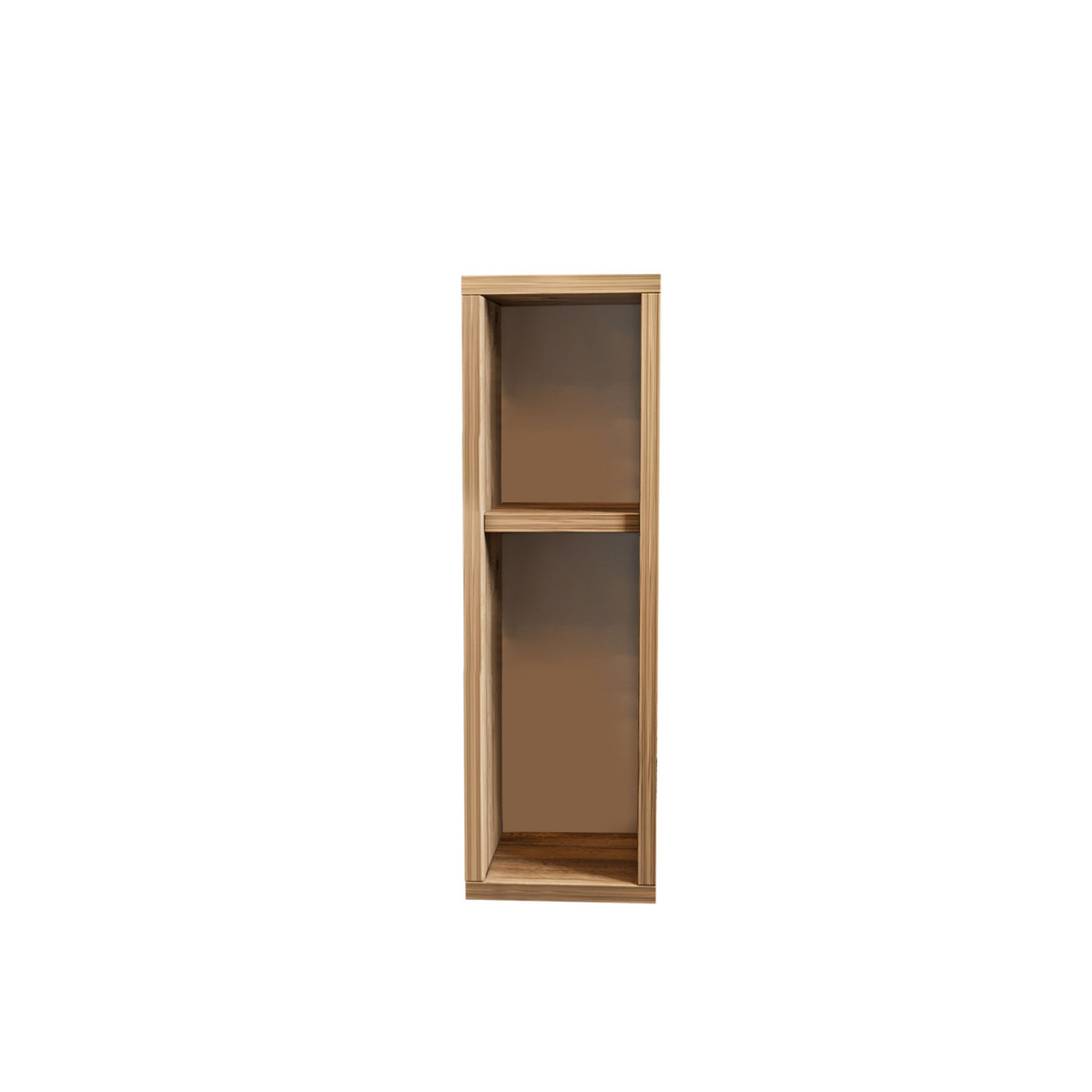 Norda Design Modernt nattduksbord i furu, 100% melaminbelagt, 18 mm tjockt, 65 x 20 x 15 cm | Elegant brunt utförande för hemmet