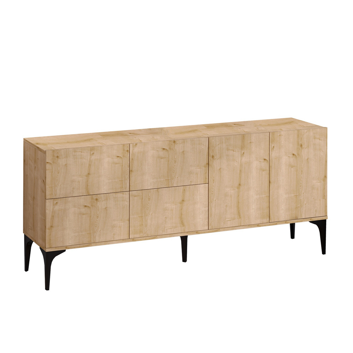Norda Design Modernt konsolbord, Safir-ek, 180 x 80 x 40 cm | 100% melaminbelagt, väggmonterbart, stilren design