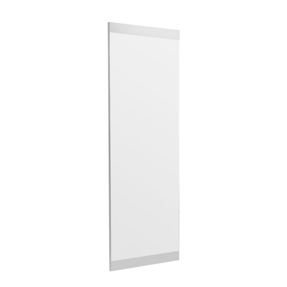 Norda Design modern vit smal helkroppsspegel, 40x120 cm, 100 % MDF, väggmonterbar, ekologisk Flotal-E-design