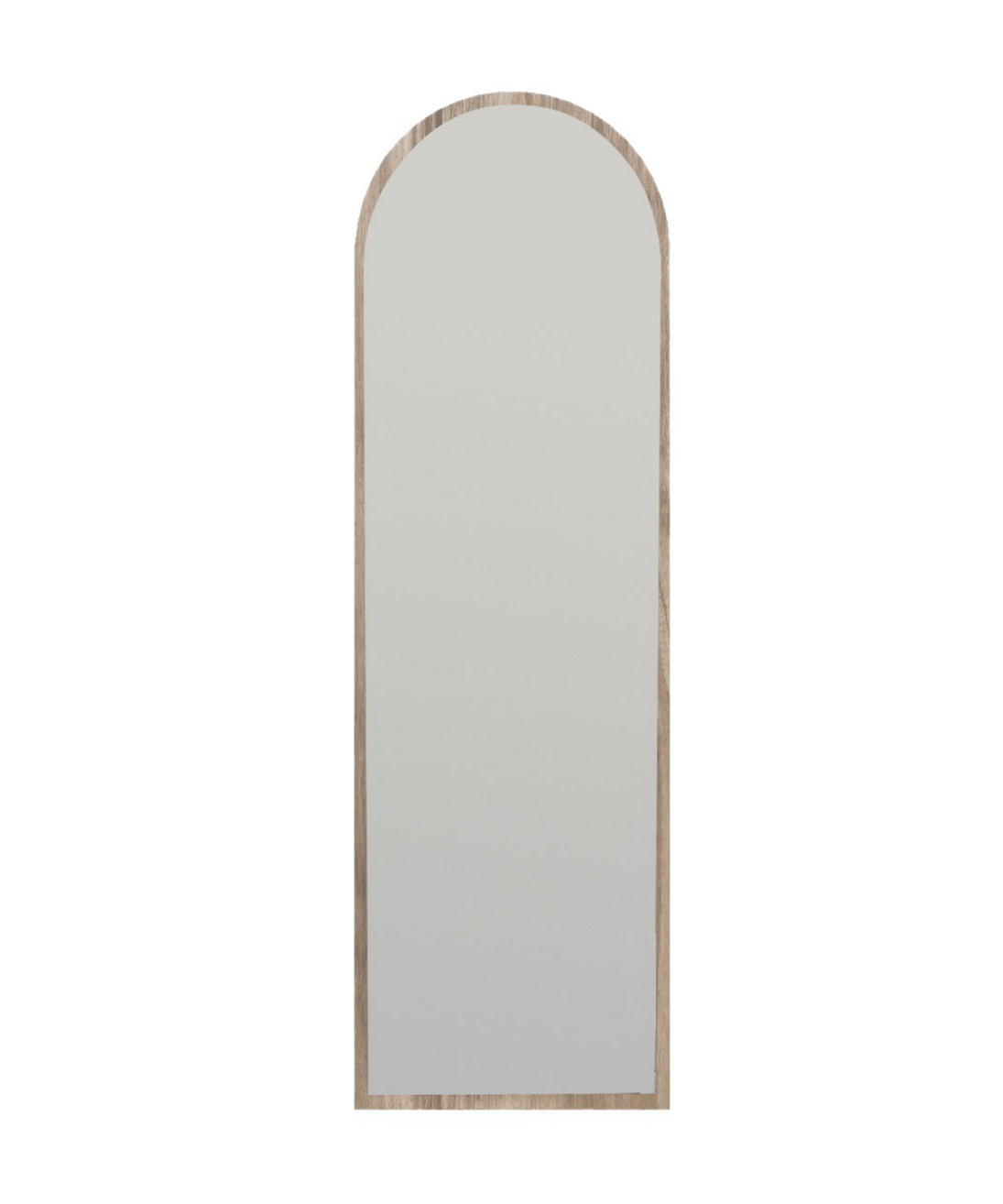 Norda Design Elegant väggmonterad spegel, 50 x 160 cm, valnötsfärgad, 100 % MDF, miljövänlig Flotal-E-design | modern heminredning