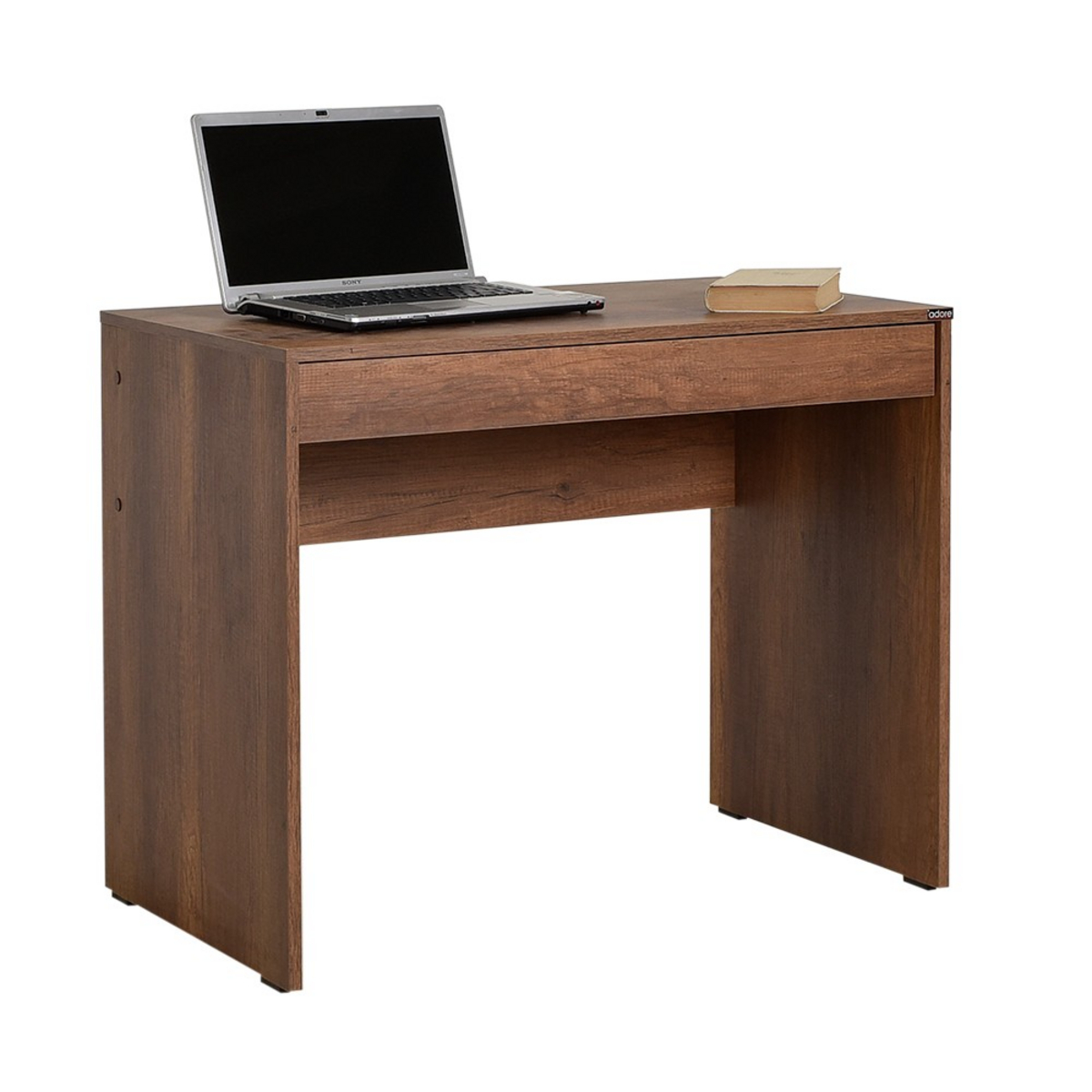 Norda Design Modernt studiebord, Oslo & Valnöt, 90 x 75 x 55 cm | 100 % melaminbelagt, 16 mm tjockt | Stilrent och funktionellt