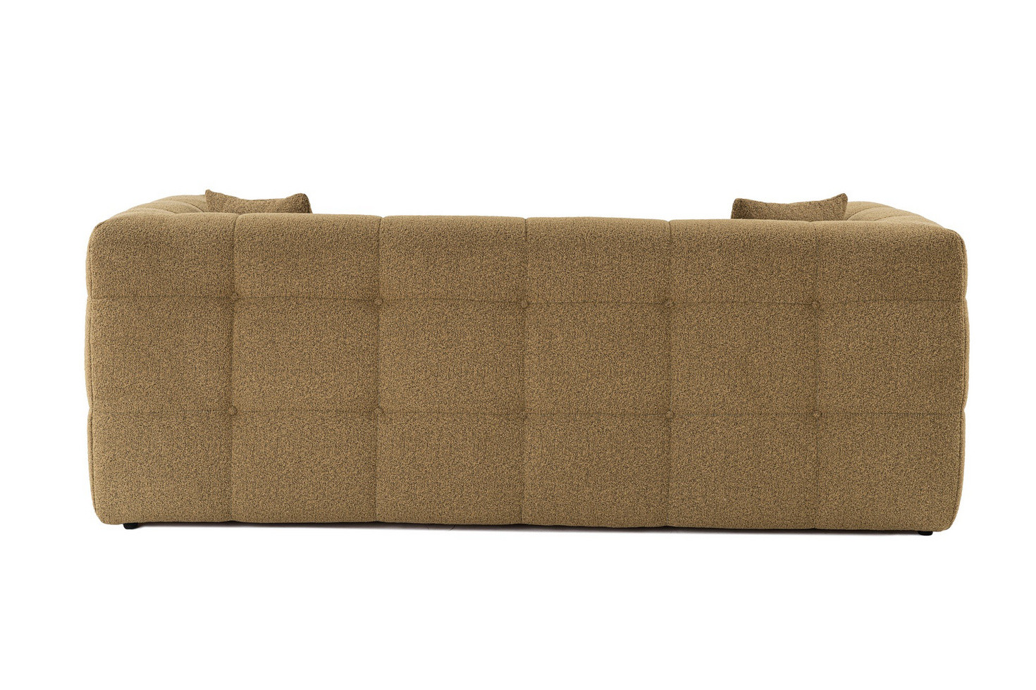 Norda Design Stilfull 2-sitssoffa, khaki, 195 x 100 x 72 cm | Bokram, 100 % polyester, mjuka skumkuddar | Perfekt för moderna vardagsrum