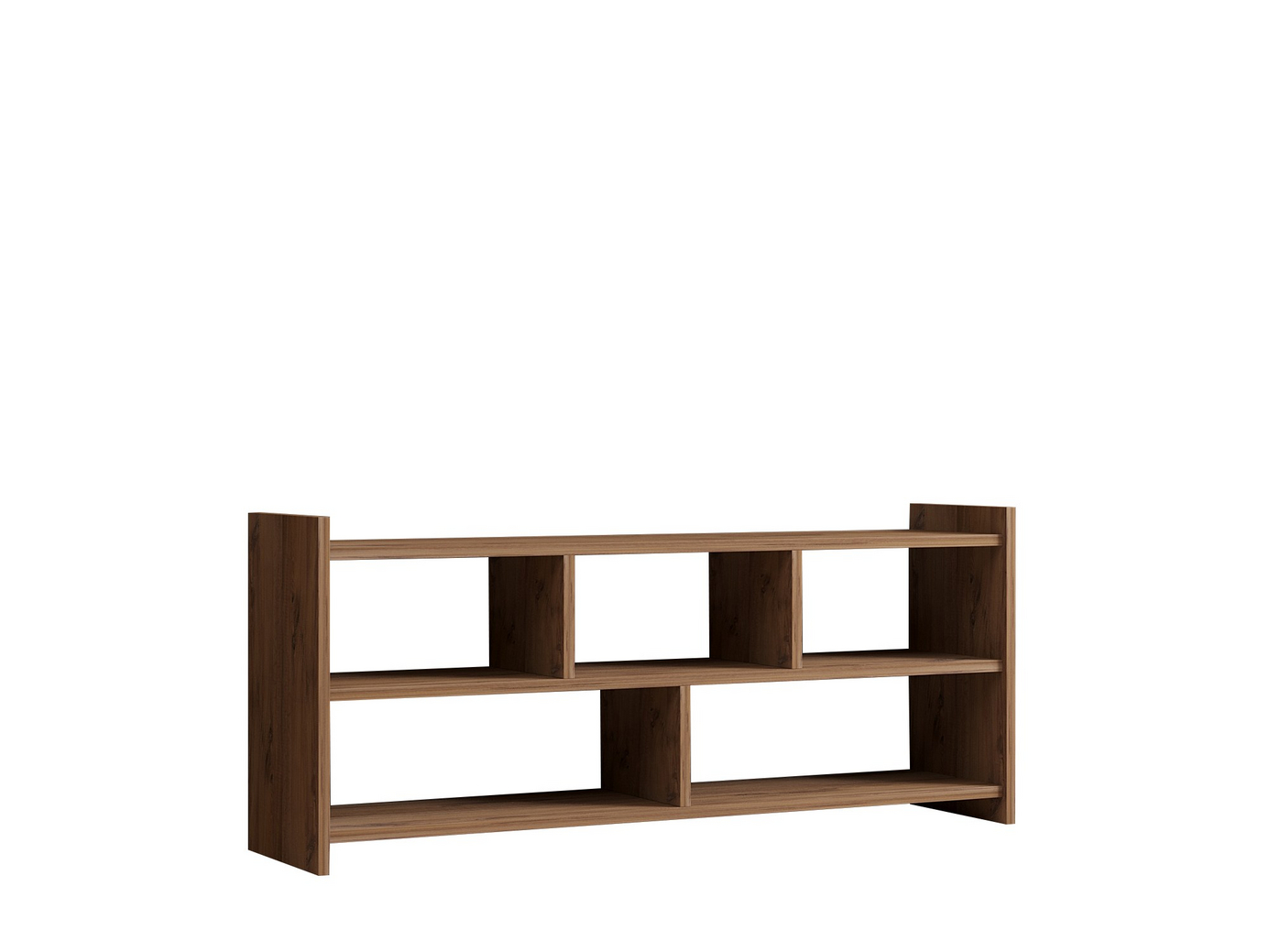 Norda Design Modern rustik TV-bänk, Atlantic Pine, 117,5 cm | 100% melaminbelagd, 18 mm | Flera hyllor och förvaring