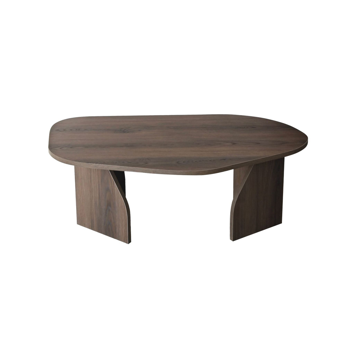 Norda Design modernt soffbord i valnöt, 100 cm x 60 cm x 35 cm | 100 % melaminbelagt, 18 mm tjocklek | Stilfullt och slitstarkt
