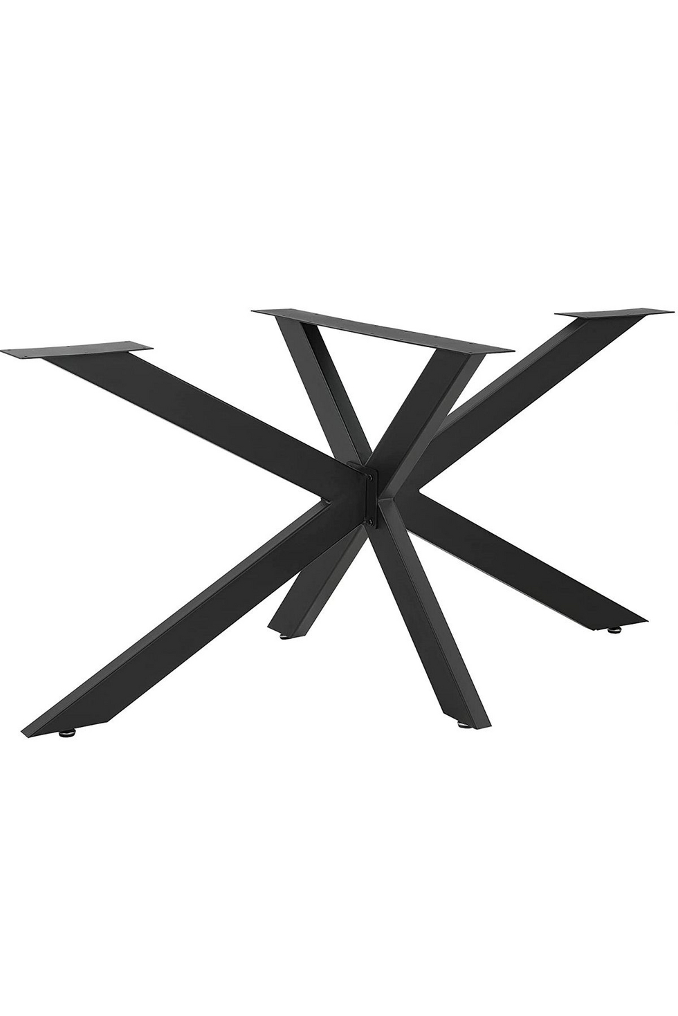 Norda Design Höjdjusterbara metallbordben, svart, 150 cm x 71 cm x 78 cm | Hållbar, golvvänlig design