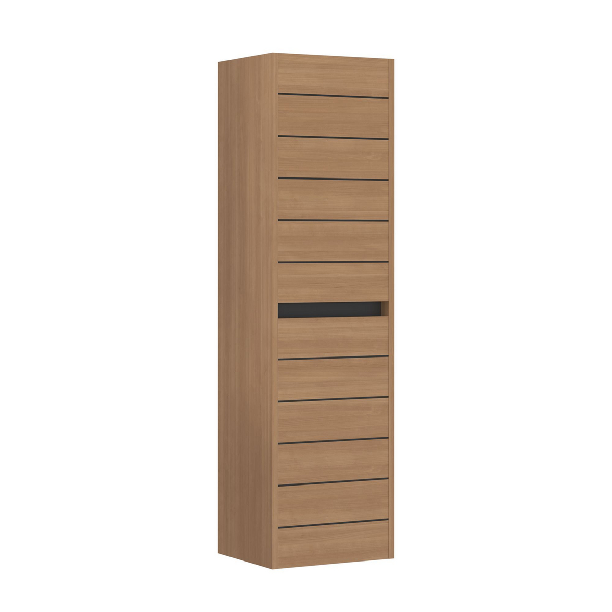 Norda Design Badrumsskåp Ricato 40, valnöt, 27 × 42 × 138 cm