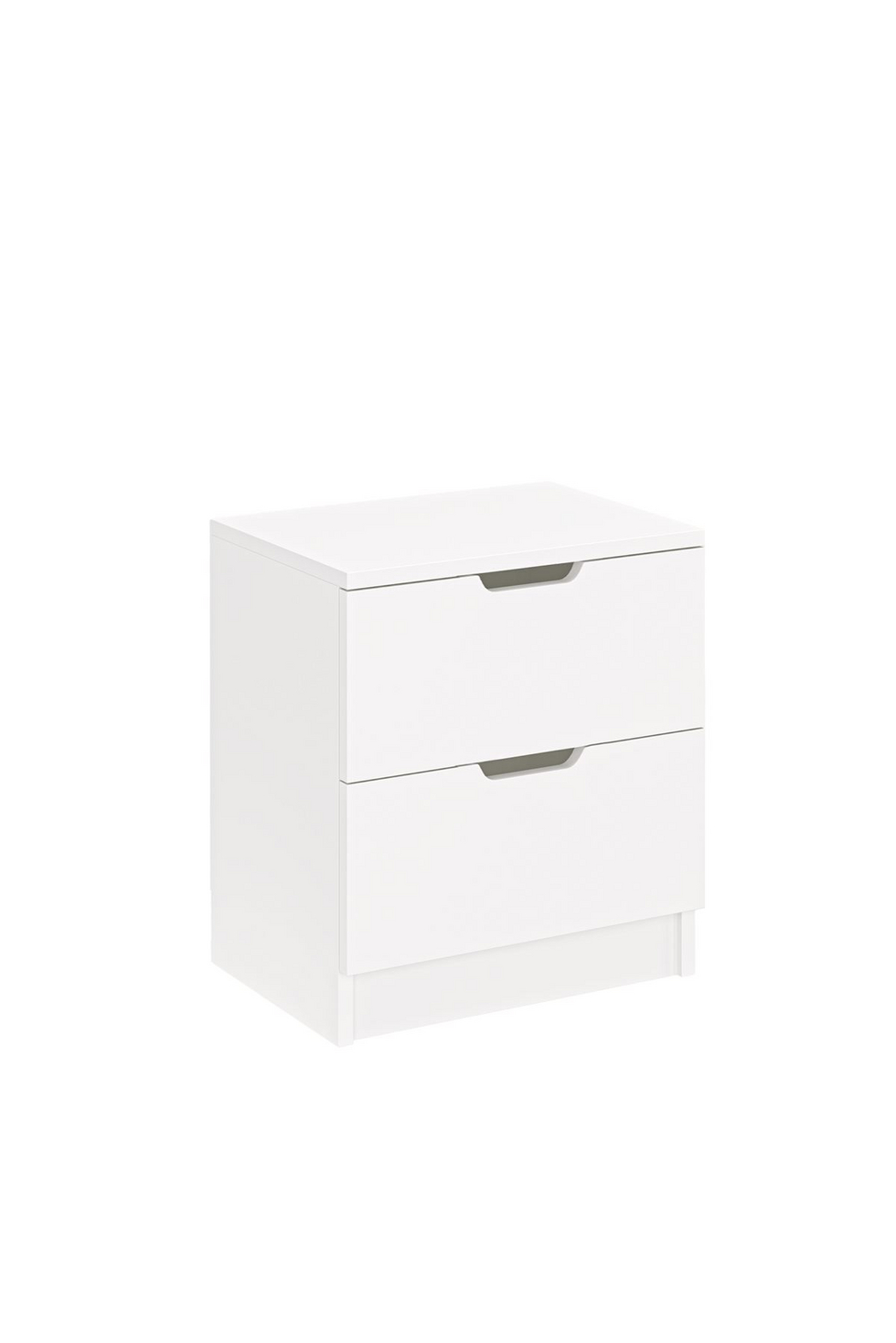 Norda Design Sängbord Lento, vit, 33 × 45 × 50 cm