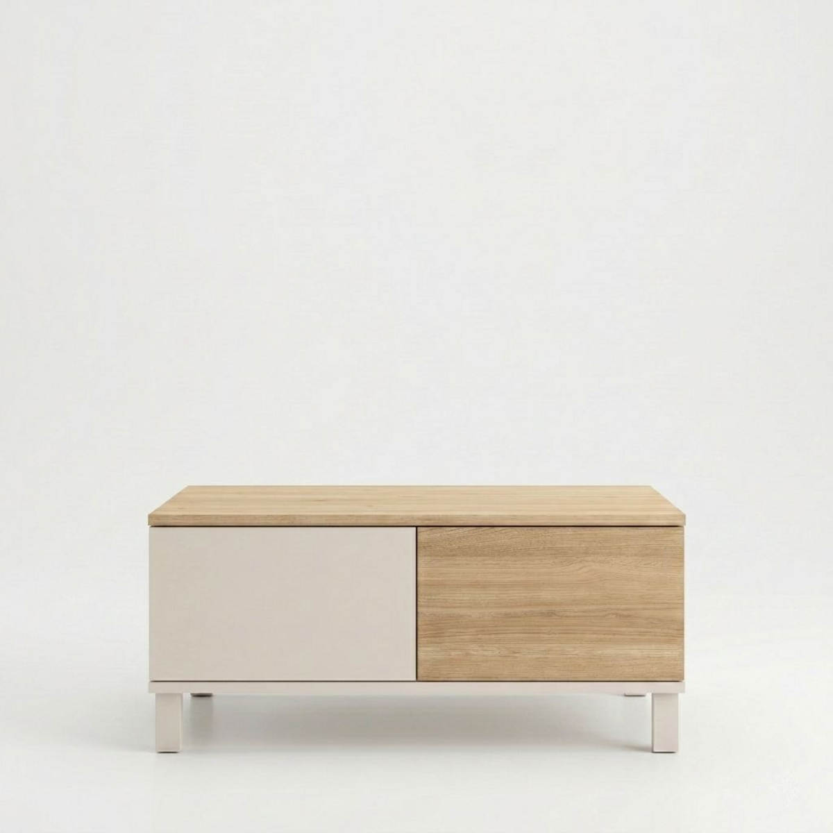 Norda Design Soffbord Mood, sand/ek, 60 × 90 × 40 cm