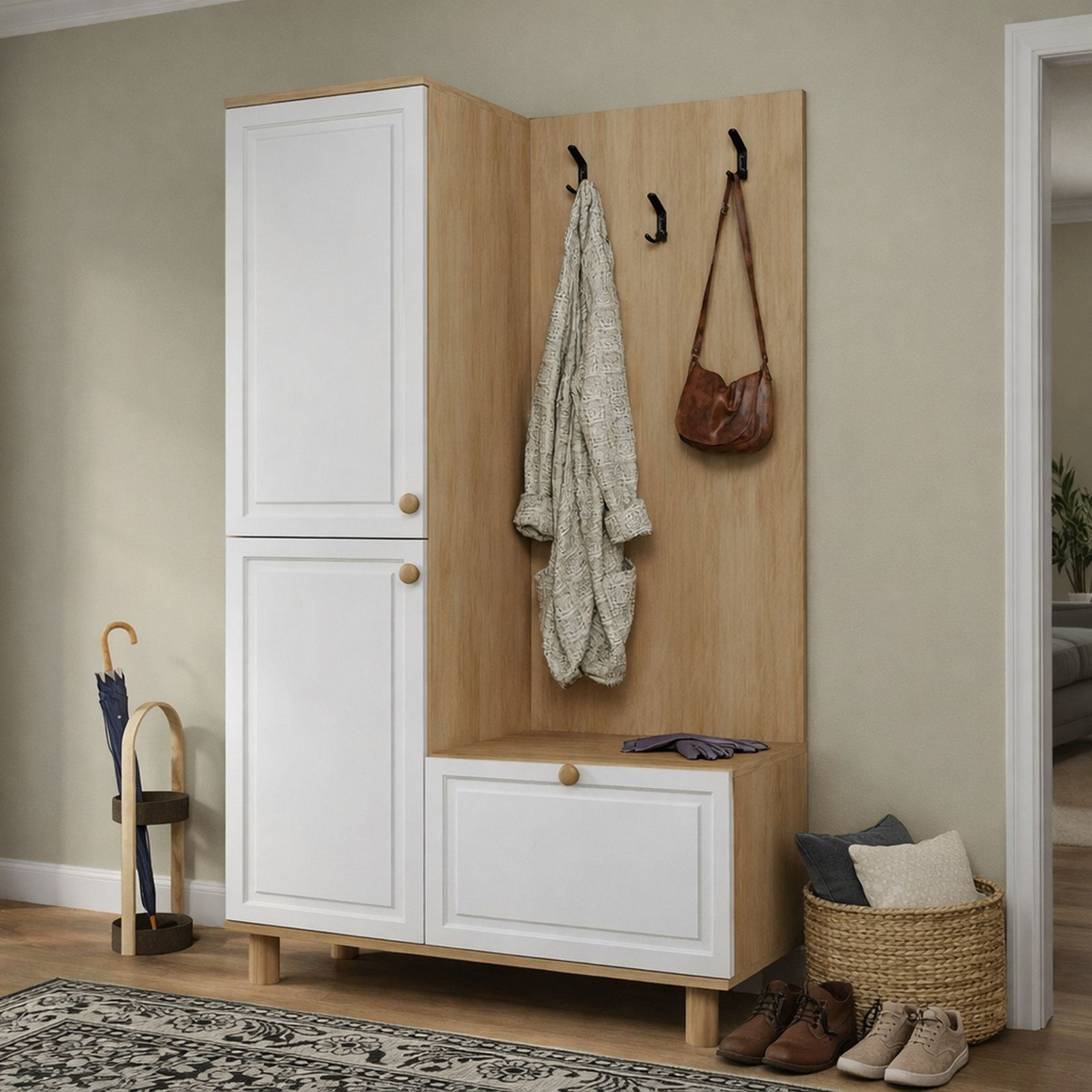 Norda Design Hallmöbel Forma 1600, 37 × 90 × 173 cm