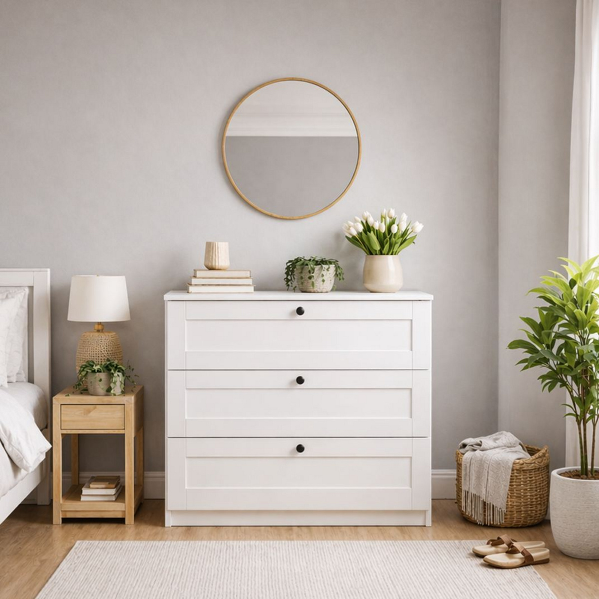 Norda Design Byrå Lucas 1600, vit, 42,5 × 80 × 7,5 cm