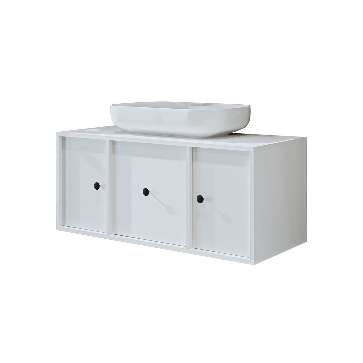 Norda Design Tvättställsskåp Ostuni, vit, 45 × 105 × 45 cm
