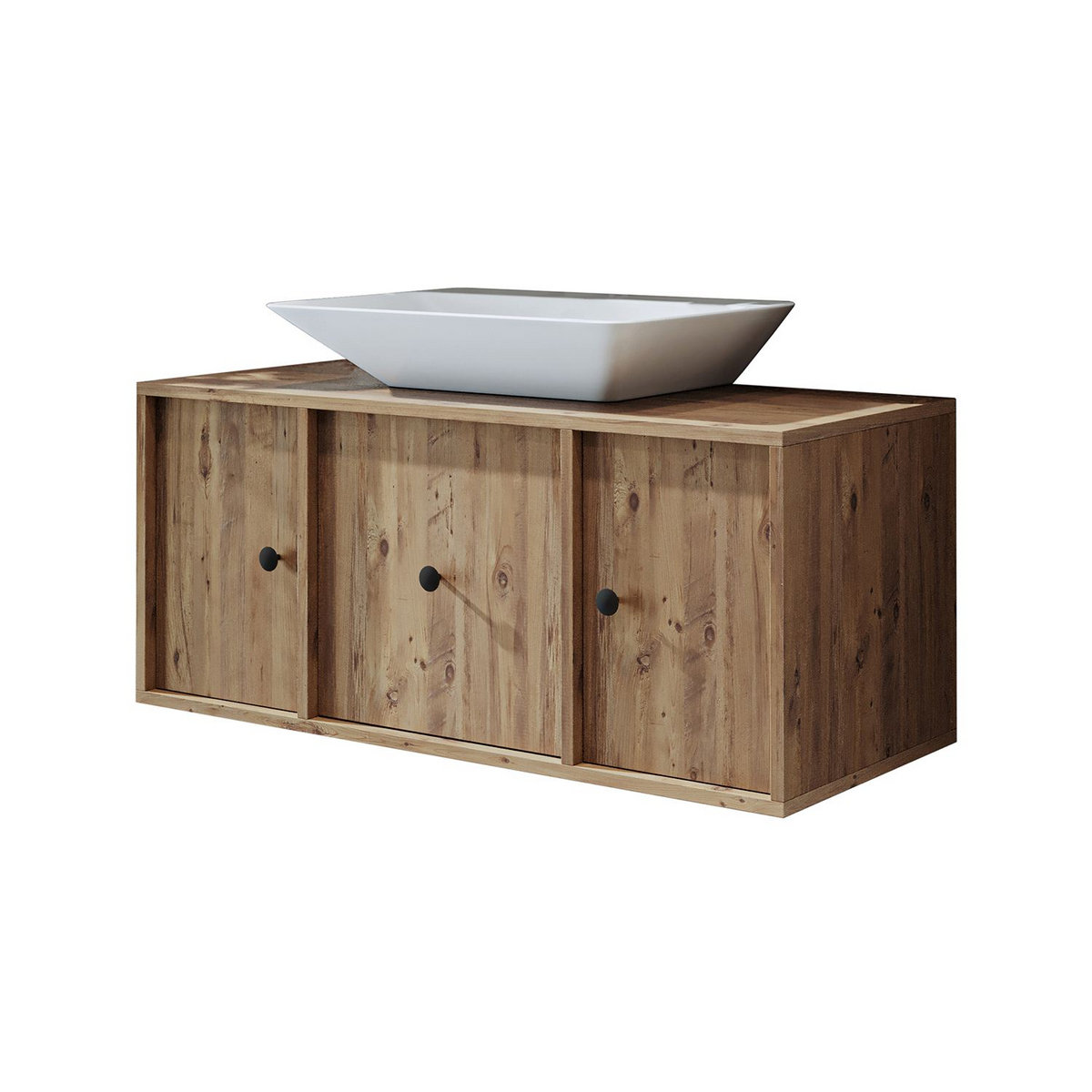 Norda Design Tvättställsskåp Ravello, atlantfuru, 45 × 105 × 56,5 cm