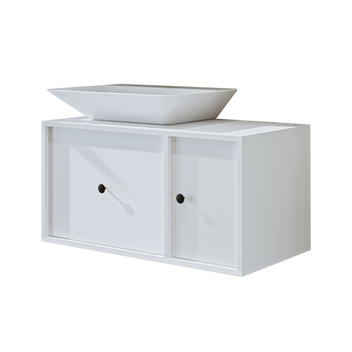 Norda Design Tvättställsskåp Lucca, vit, 45 × 90 × 56,5 cm