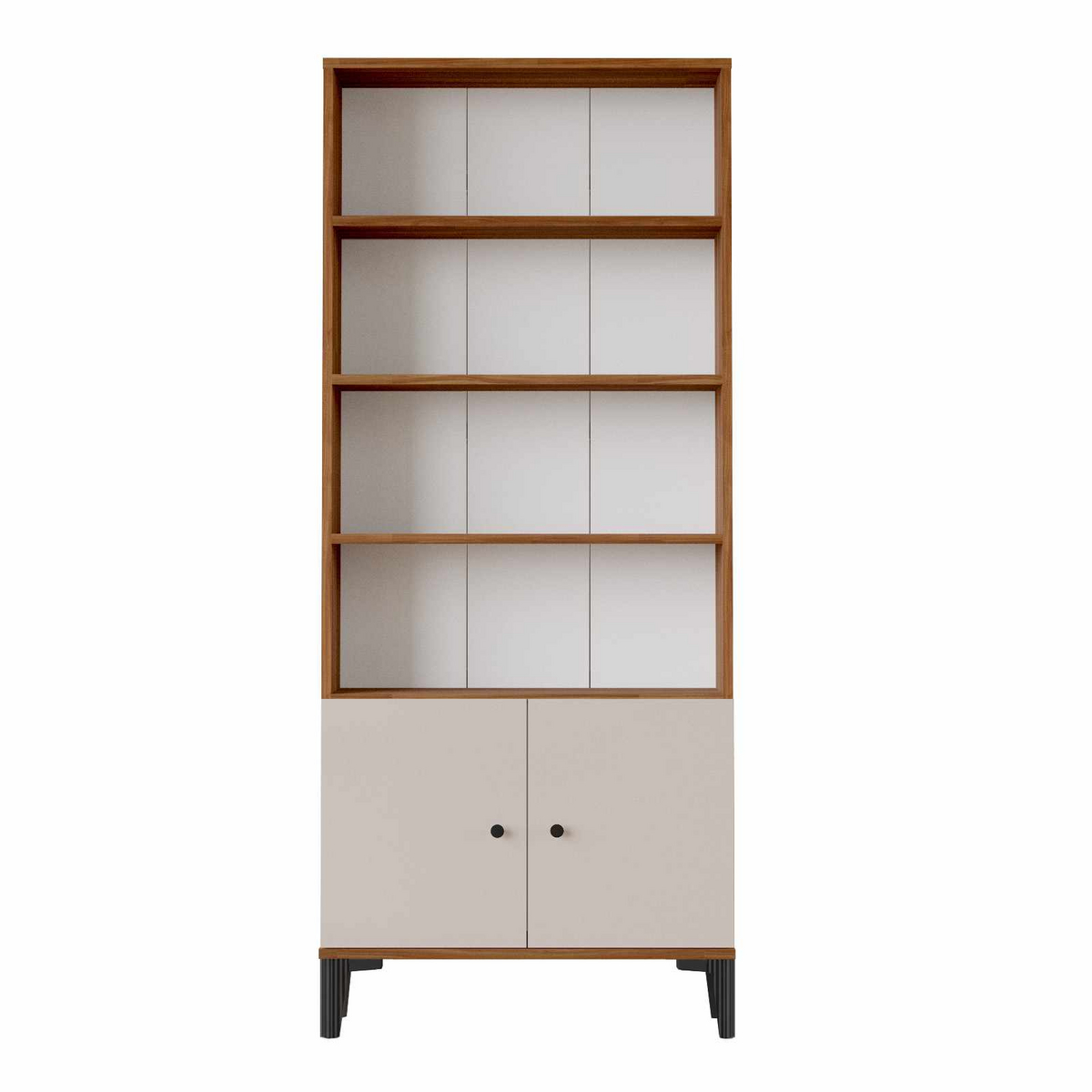 Norda Design Multiskåp Vertex, valnöt, 25 × 75 × 178 cm