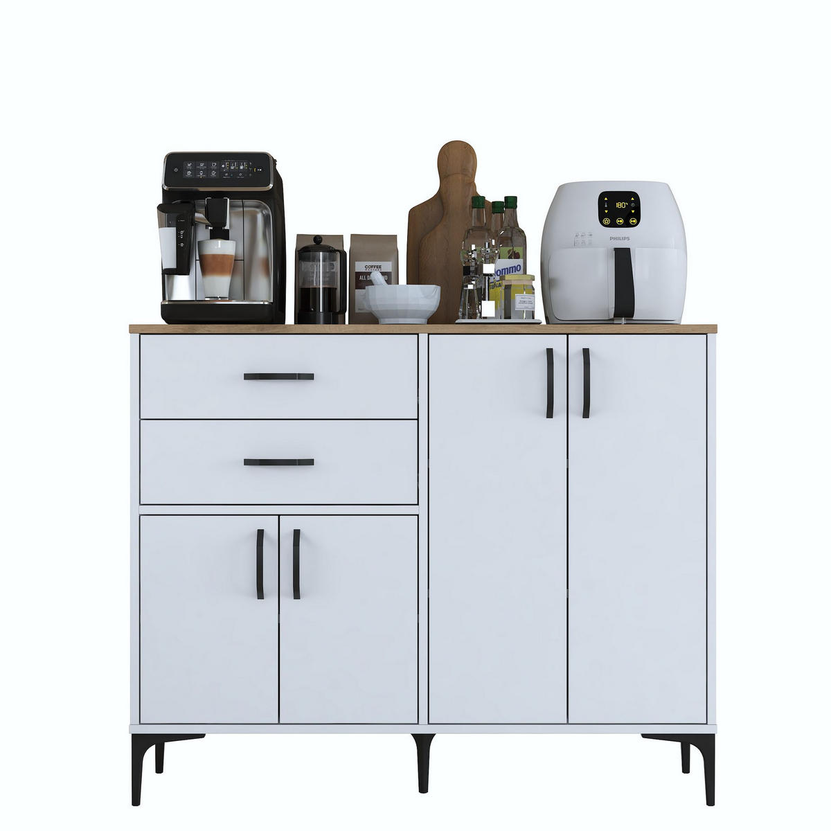 Norda Design Multiskåp Novara, 45 × 120 × 98,6 cm