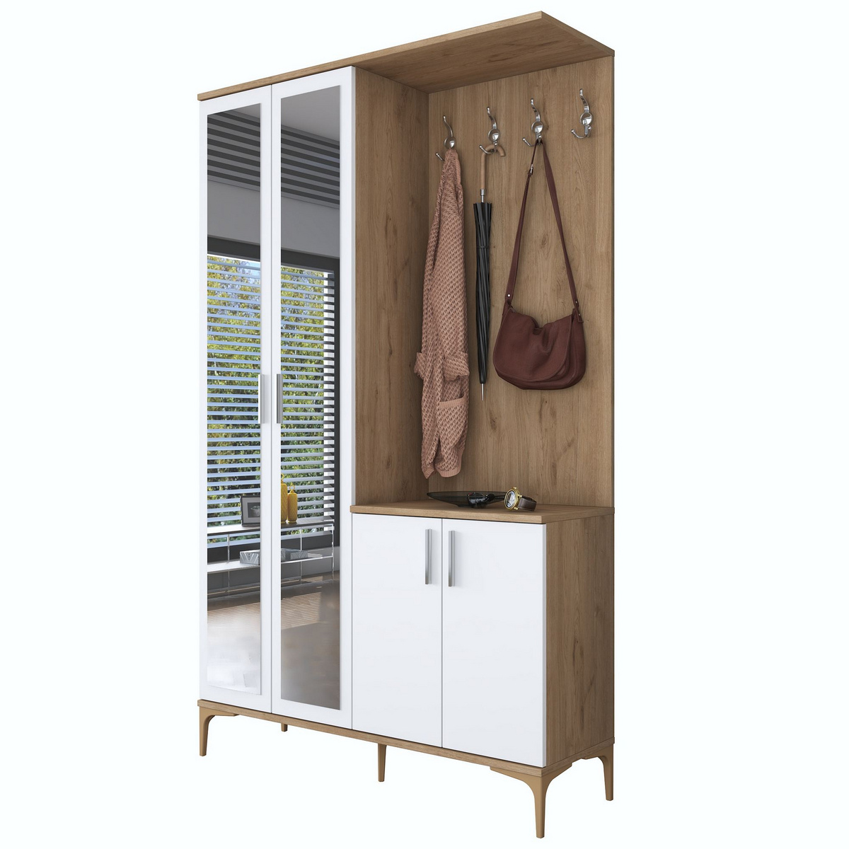 Norda Design Hallmöbel Foyer, 37,5 × 120 × 198,6 cm