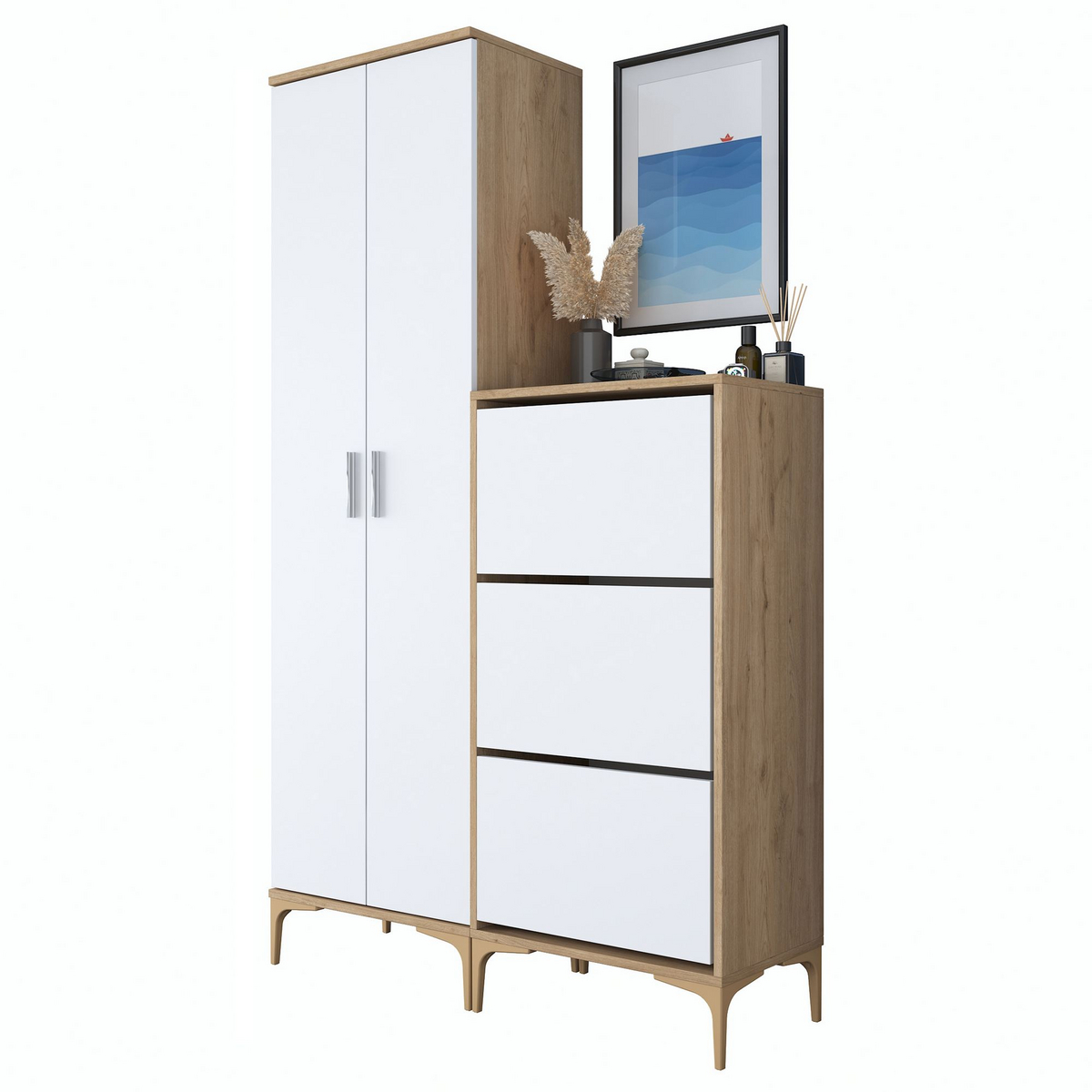 Norda Design Hallmöbel Ingresso, 37,5 × 120 × 198,6 cm
