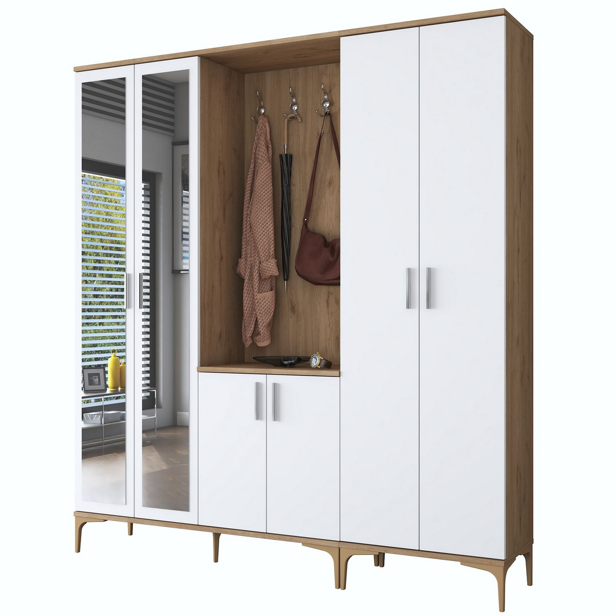 Norda Design Hallmöbel Anteroom, 37,5 × 180 × 198,6 cm