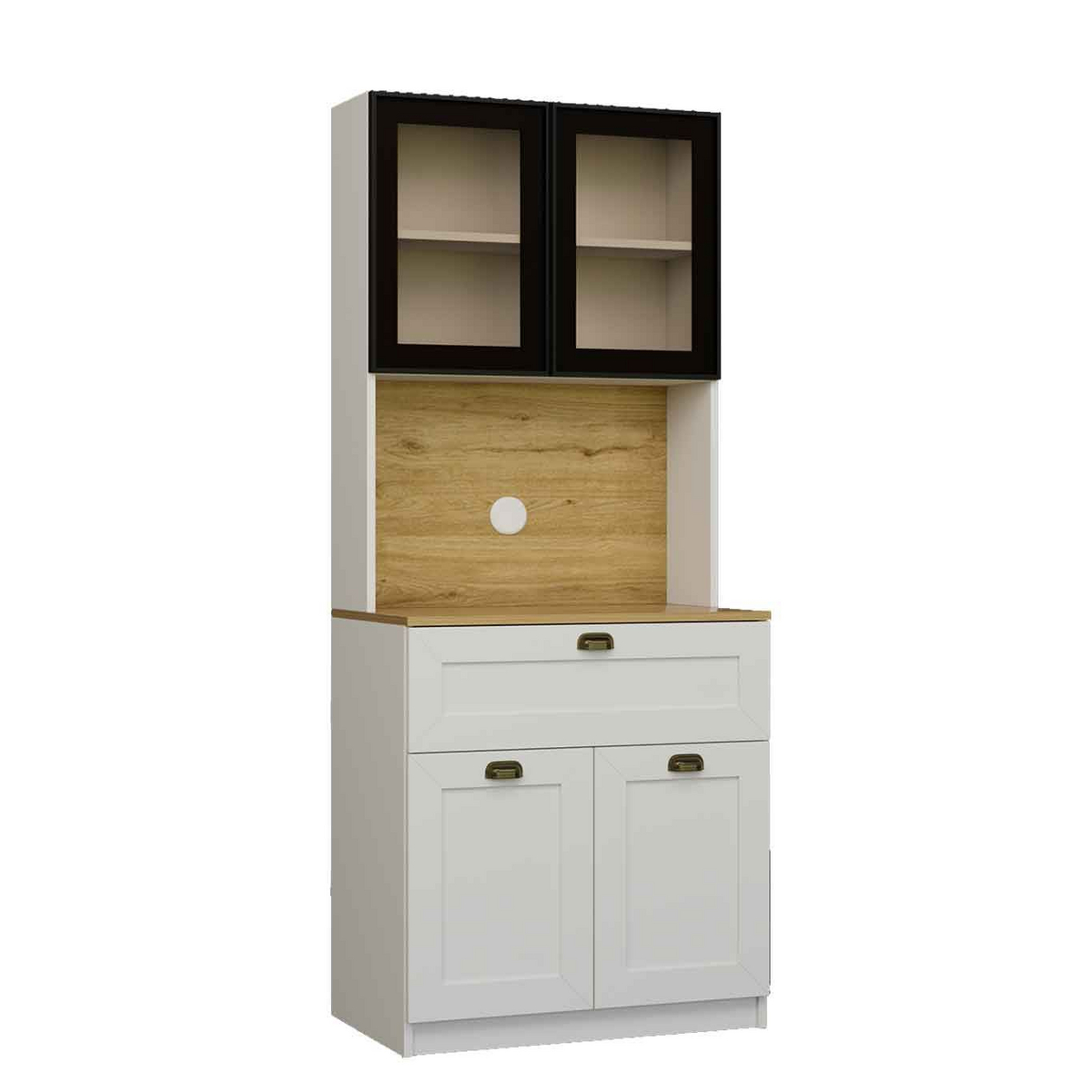 Norda Design Kaffestation Nero Solo 1600, vit, 44 × 80 × 190 cm