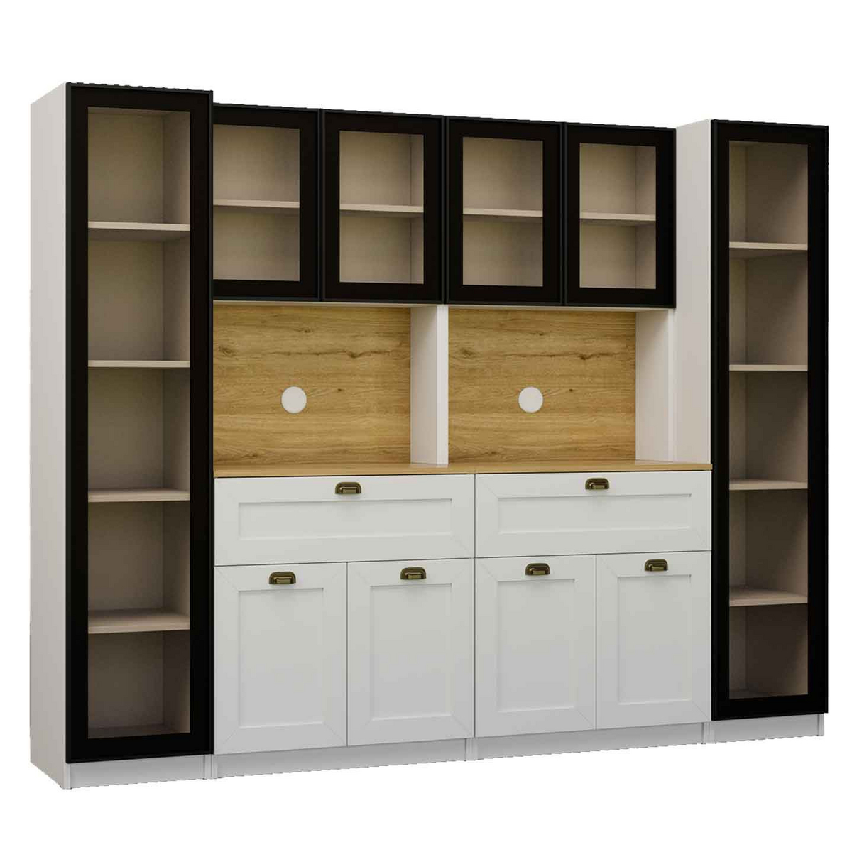Norda Design Kaffestation Nero Quad 1600, vit, 44 × 240 × 190 cm