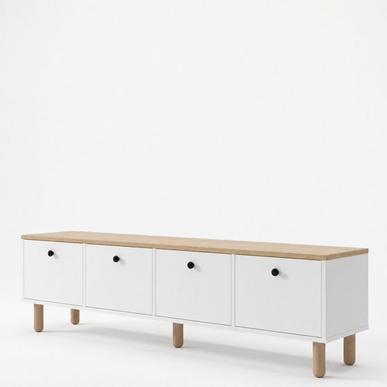 Norda Design TV-bänk Pura, 40 × 180 × 50 cm