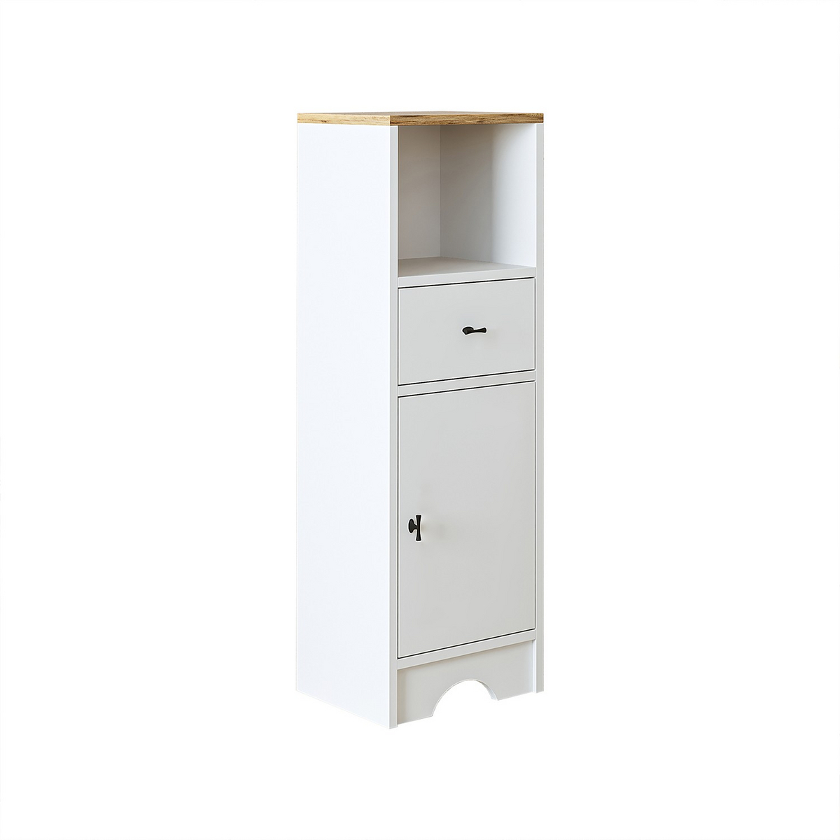 Norda Design Badrumsskåp Trapani, mattvit, 31 × 35 × 107,6 cm