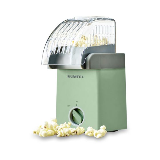 Norda Design Popcornmaskin Popcorna, grön, 20 × 12,5 × 26,3 cm