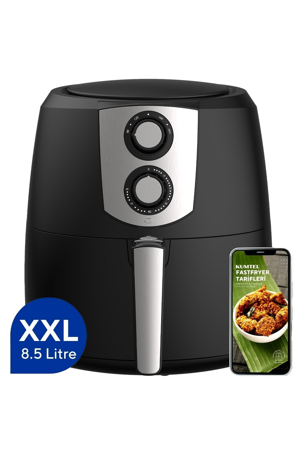 Norda Design Airfryer Crispello, svart
