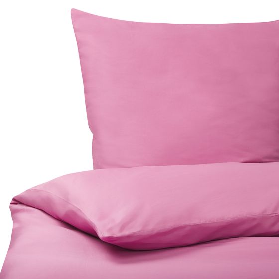 Påslakanset HARMONRIDGE 200 x 220 cm Bomullssatin Rosa