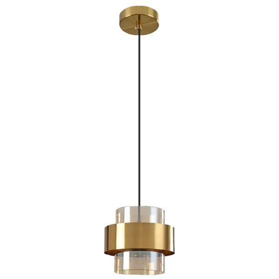 TOOLIGHT hängande taklampa APP1236-1CP Guld 18x18x16cm