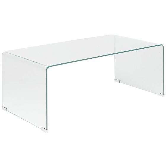 Soffbord KENDALL Härdat glas Transparent
